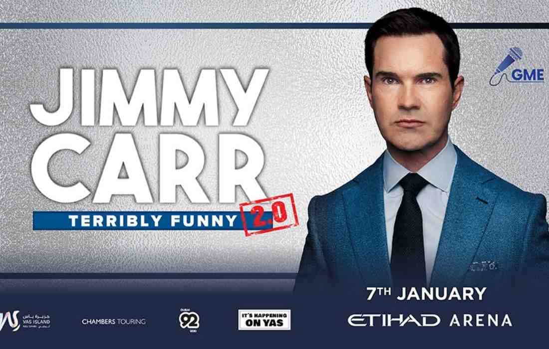 Jimmy Carr Terribly Funny 2.0 World Tour Live Abu Dhabi UAE 2023 ...